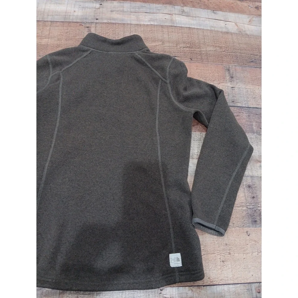 The North Face Womens Brown Fleece Toggle Shawl Neck Sweater XL Pullover‎  2475